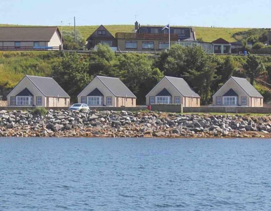 Dolphin View Cottages Portmahomack Bagian luar foto